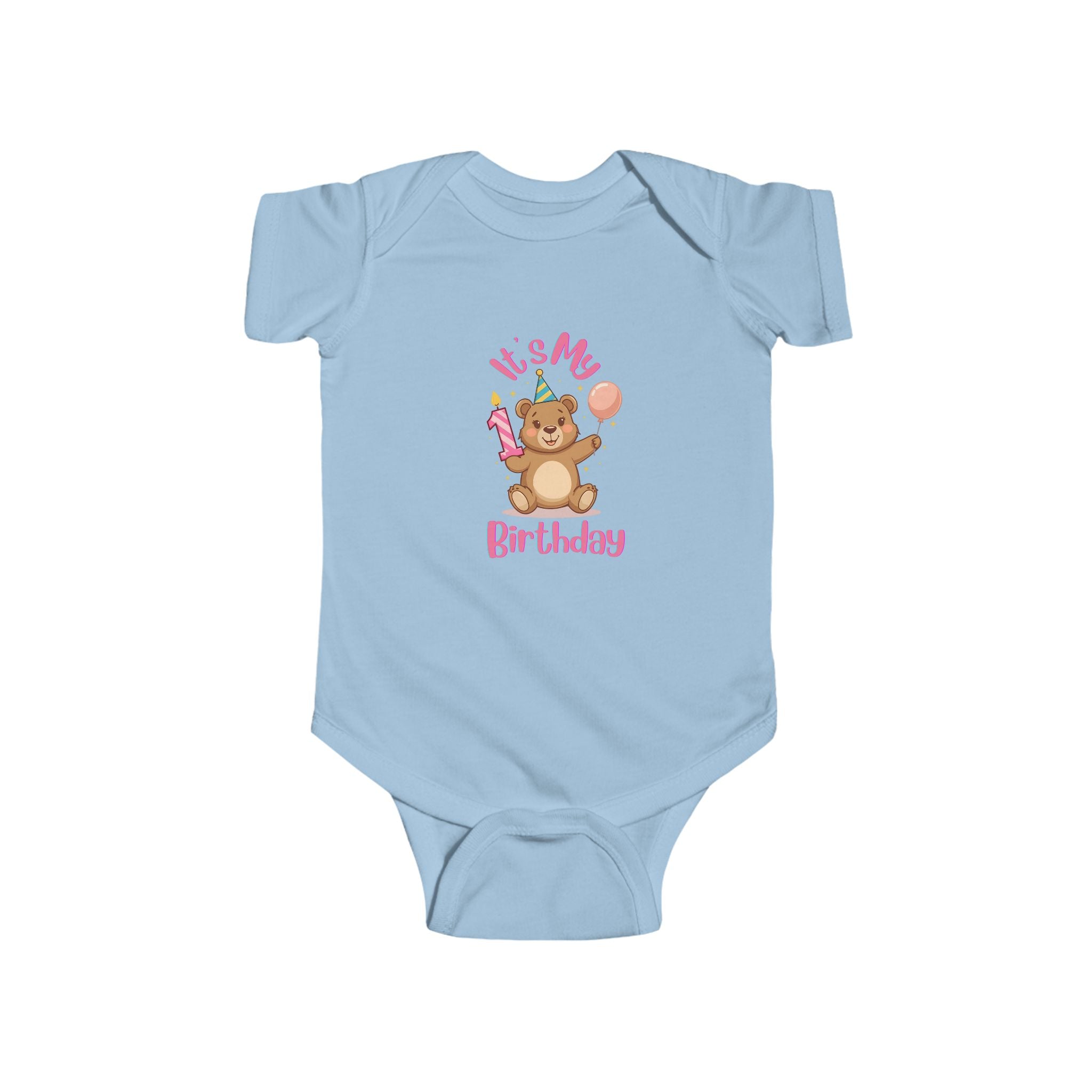 Infant Fine Jersey First Birthday Bodysuit