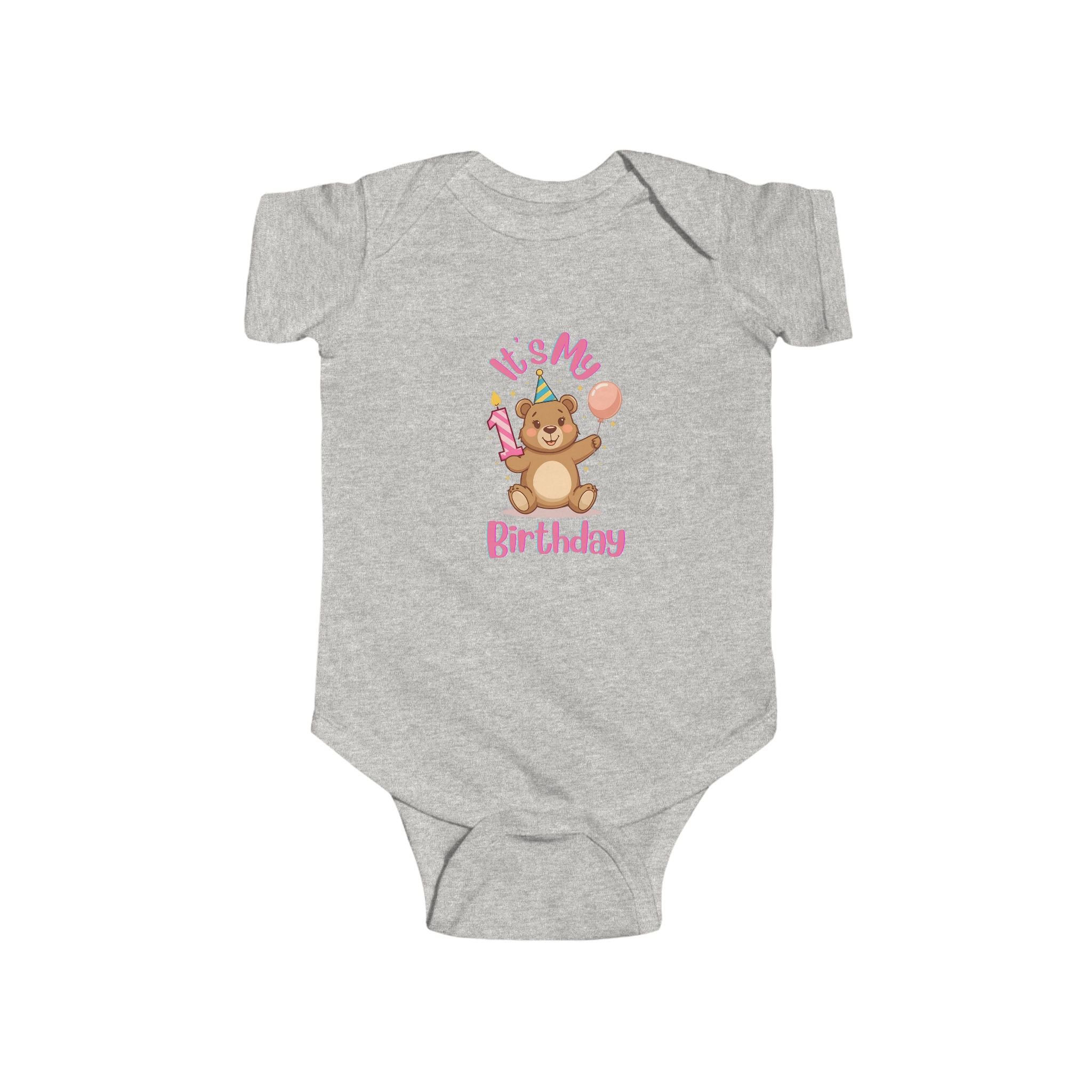 Infant Fine Jersey First Birthday Bodysuit
