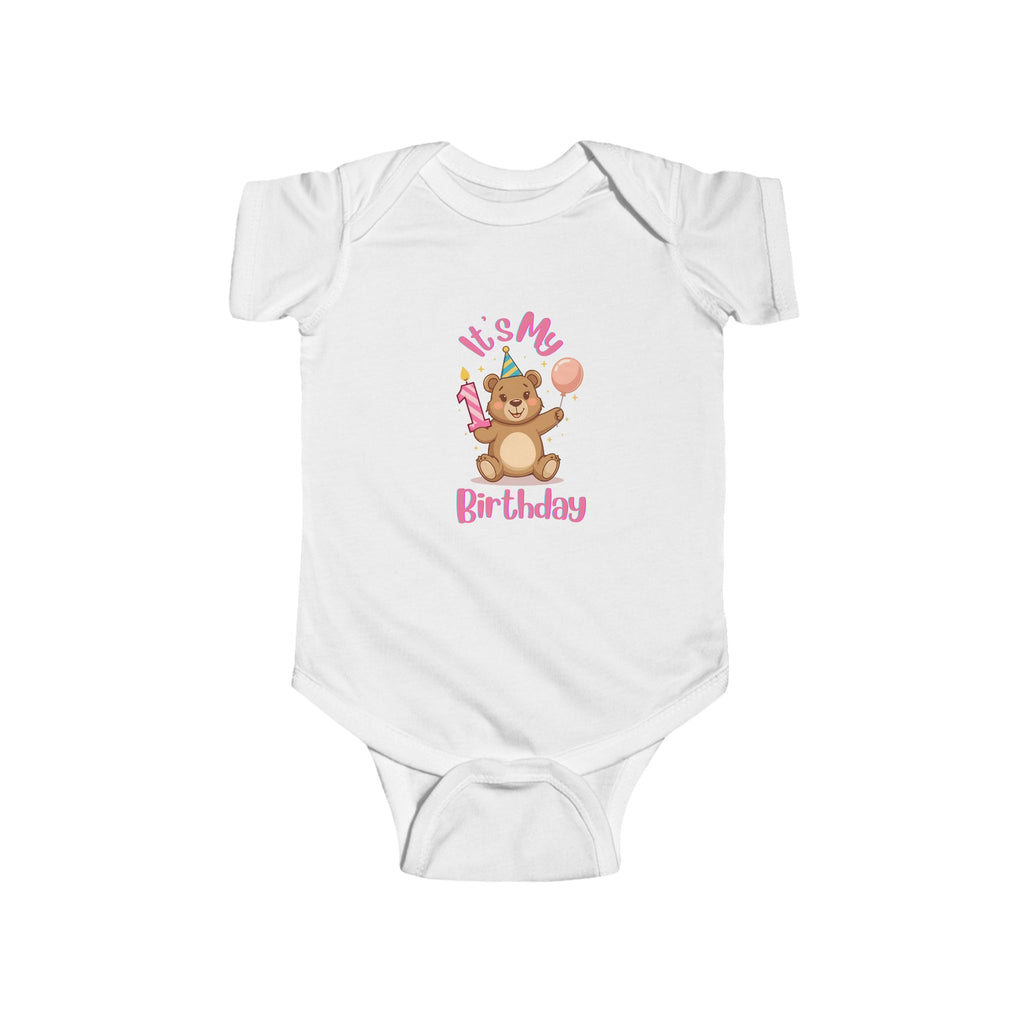 Infant Fine Jersey First Birthday Bodysuit